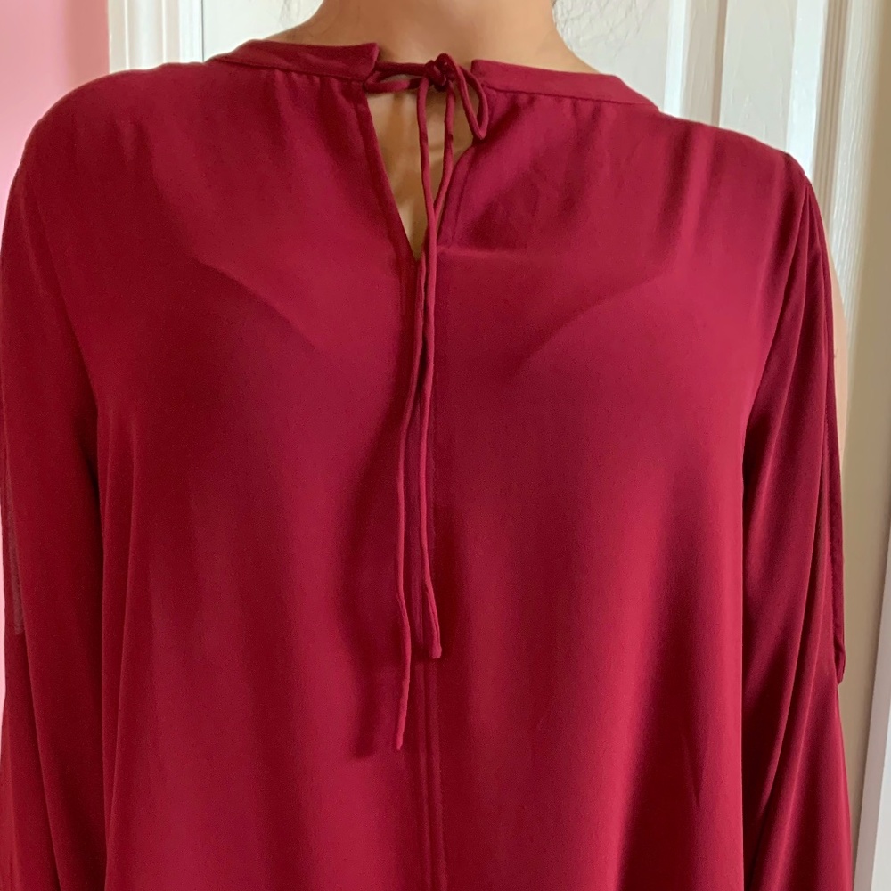 Red Loft XL Blouse NWOT